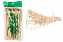 Kpl Patyczki do szaszłyków 80szt bambusowe 25cm
