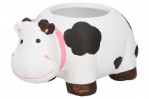 Osłonka ceramiczna krowa 16x9,5x8cm