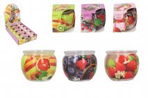 Świeca zapachowa 70g mix Creamy Strawberry, Wildberries, Fruit Fusion