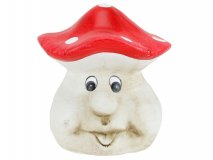Figura ogrodowa muchomor 11x11x12cm ceramika