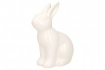 Figurka ceramiczna zając 12,2x7,9x16,8cm
