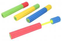 Piankowy pistolet na wodę Mix 4 kolory 5x30cm