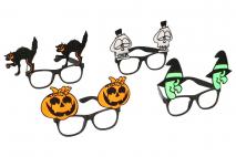 Dekoracja Halloween okulary mix 4 wzorów