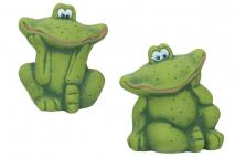 Figura ogrodowa żaba 17cm ceramika