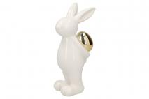 Wielk. Figura ceramiczna królik 17x15x29cm