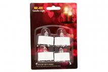 Kpl Świeczka LED 4szt, 3,7x1,8cm