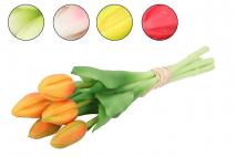Bukiet kwiatów sztucznych tulipan 5szt 28cm