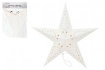 Gwiazda papierowa 5f 50cm biały