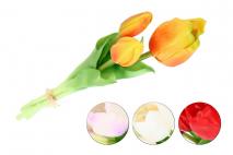 Bukiet kwiatów sztucznych tulipan 3szt 28cm