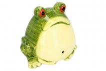 Figura ogrodowa żaba czujnik ruchu 17x14,5x15,5cm ceramika