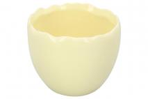 Osłonka ceramiczna 9,2x9,2x7,5cm żółty