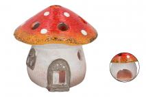 Figurka ceramiczna Grzyb 16,2x15,9x14,3cm