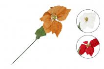 Kwiat sztuczny poinsecja 70cm