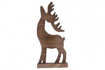 Figurka drewniana renifer 32x23,5x1,5cm