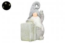Figura dekoracyjna z LED skrzat 26x19,5x40,5cm