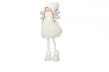 Figura tekstylna anioł 22x12x60cm