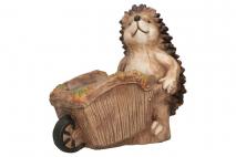 Figura dekoracyjna jeż 37x19,5x32,5cm