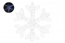Dekoracja LED Śnieżynka40cm