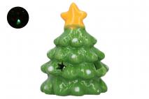 Ozd.boż. Figurka ceramiczna LED 6x6,8x10,3cm