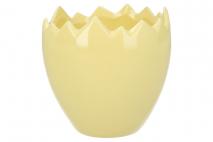 Wielk. Osłonka ceramiczna 12x12x11,5cm żółty