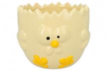 Osłonka ceramiczna 14,1x14x12cm żółty