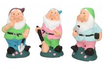 Figura ceramiczna krasnal czujnik ruchu
