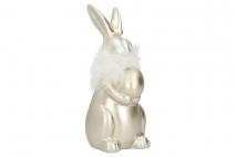 Wielk. Figurka ceramiczna królik 8,50x7x16,50cm