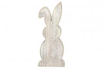 Wielk. Figurka drewniana zając 18x7,5cm