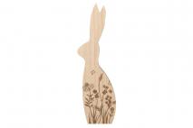 Wielk. Figurka drewniana zając 30cm