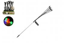 Lampka solarna koraliki 6LED 70cm multikolor