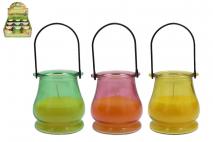 Świeca citronella 180g 8,5x8,5x10cm