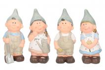 Figura ogrodowa krasnal 30cm ceramika