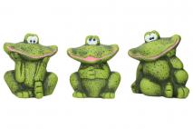 Figura ceramiczna żaba 17cm
