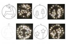 Wisząca dekoracja 45LED 30cm GWIAZDY