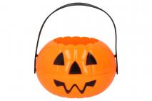Dekoracja Halloween wiaderko 18x18cm