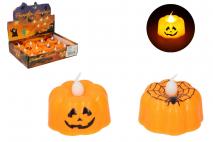 Dekoracja Halloween LED dynia  5x4,2cm