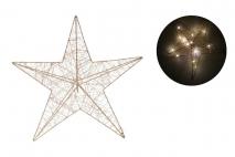Dekoracja LED Gwiazda 40cm 15LED 40cmszampańska