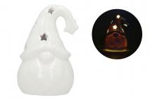 Figura ceramiczna LED mikołaj 7x7x10cm