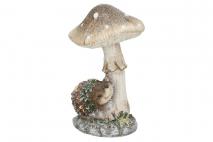 Figura dekoracyjna jeż 12,5x13x21cm