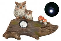 Figura dekoracyjna LED sowa 15x38,5x25cm