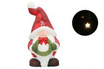 Figura dekoracyjna LED mikołaj 17x18x32,5cm