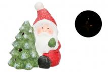 Figura dekoracyjna LED mikołaj 8,5x11,5x12cm
