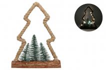 Dekoracja 30LED choinki 18x5x30cm