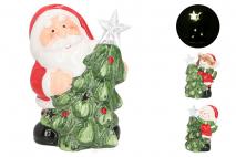 Od.boż. Figurka ceramiczna LED 8,6x7x11,6cm 8,6x7x11,6cm, mix 3 wzorów