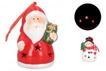 Od.boż. Figurka ceramiczna LED 6,5x5,6x10cm 6,5x5,6x10cm, mix 2 wzorów