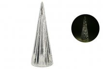 Stożek dekoracyjny 10LED 8x23cm mix kolorów