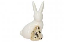 Figurka ceramiczna zając