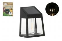 Lampka solarna ścienna z żarówką 1LED mix O26