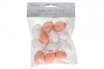 Wielk. Zawieszka jajko 12szt 4cm