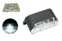 Lampka solarna 1 LED8x4x4,5cm, zimne światło